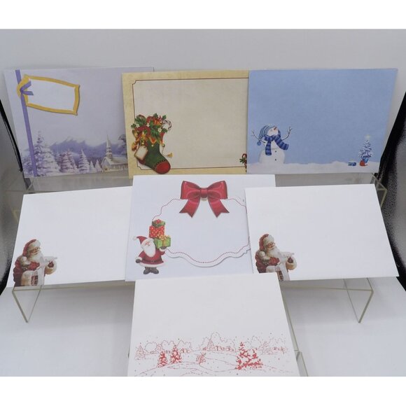 Decorated Envelopes with a Christmas Theme Lot of 7 One 6½x4½ Two 7x5 & Four 7¾x - Picture 1 of 2